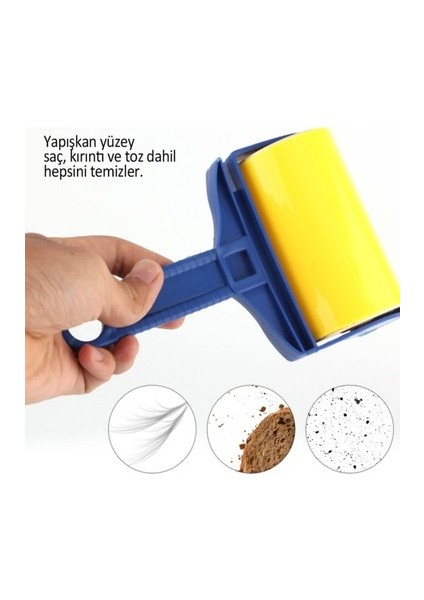 Sticky Buddy Tüy, Toz ve Leke Temizleme Rulosu – Yıkanabilir & Tekrar Kullanılabilir – Pratik Temizlik