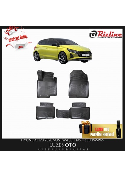 Hyundai I20 3D Havuzlu Paspas 2020-2021-2022-2023-2024-2025