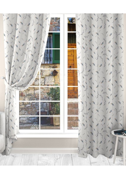 Kadife Kumaş Dijital Baskılı Fon Perde 140 x 260 cm ( 2 Adet )