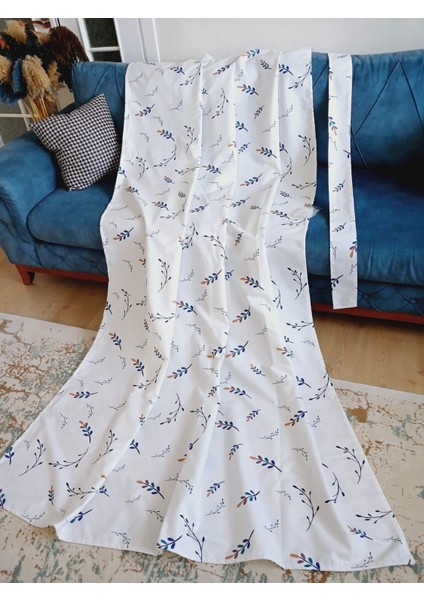 Kadife Kumaş Dijital Baskılı Fon Perde 140 x 260 cm ( 2 Adet )