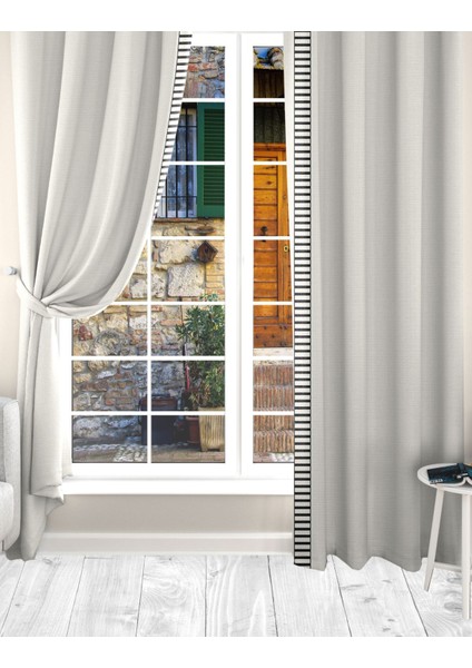 Kadife Kumaş Dijital Baskılı Fon Perde 140 x 270 cm ( 2 Adet )