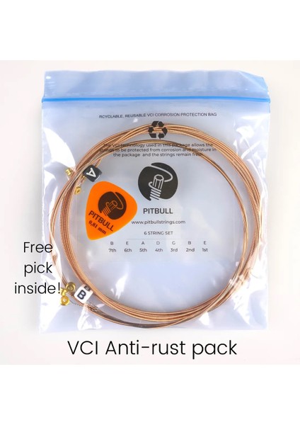 Coated Seri Akustik Gitar Teli Cag 10-47 Sl