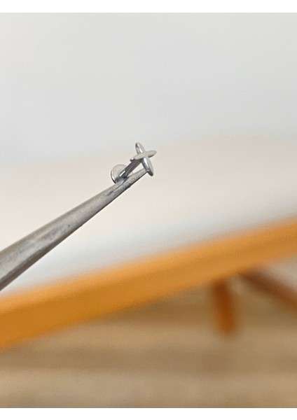 316 L Cerrahi Çelik Kutup Yıldızı Modeli Kıkırdak Helix Tragus Piercingi