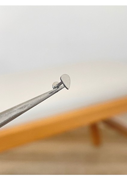 316 L Cerrahi Çelik Damla Model Conch Kıkırdak Helix Dudak Tragus Piercingi