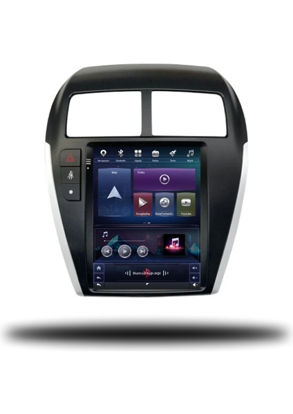 Mitsubishi Asx 2010-2019 Arası Tesla Ekran 4-64 GB Multimedya Navigasyon