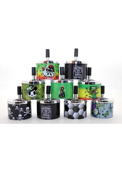 Metal Basmalı Küllük