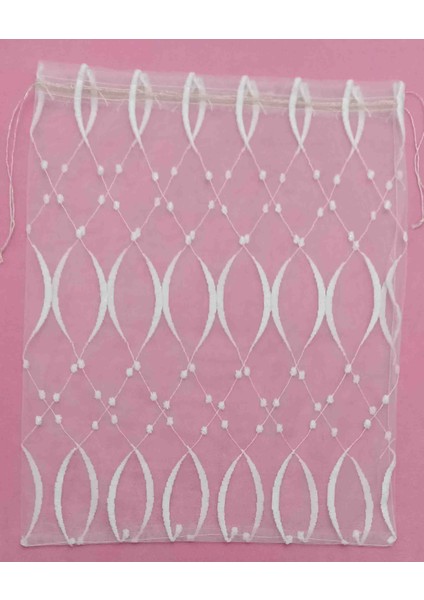 Desenli Tül Kese 35*45 cm Ebatında 3 Adettir Hediyelik Bohçalık Çeyizlik