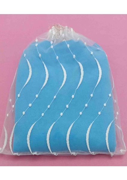 Desenli Tül Kese 35*45 cm Ebatında 3 Adettir Hediyelik Bohçalık Çeyizlik