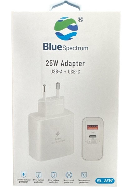 25W Hızlı Şarj Başlığı Usb-Pd