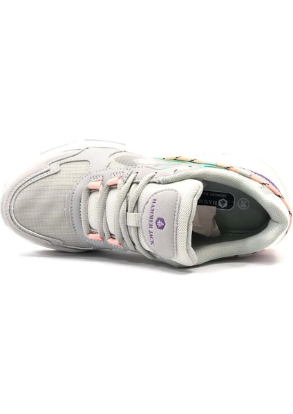 101-24242-Z Laseri Unisex Spor Ayakkabı Gri