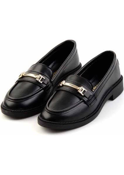 Siyah Kadın Loafer Ayakkabı K01879100509 fiyatları