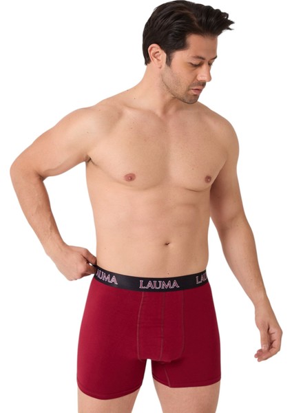 Erkek Boxer 3'lü Paket Yumuşak Pamuklu Elastik Kumaş modelleri