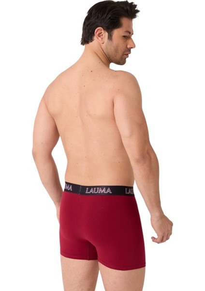 Erkek Boxer 3'lü Paket Yumuşak Pamuklu Elastik Kumaş fırsatları