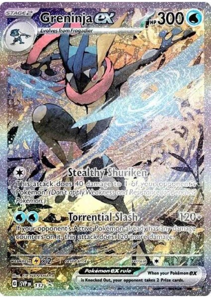 Greninja Ex 132 Promo Oyun Kartı