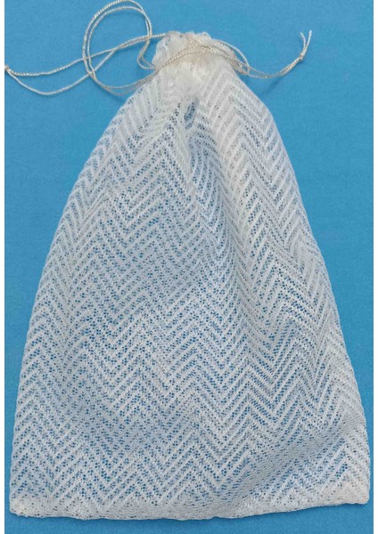 Desenli Tül Kese 19*28 cm Ebatında 12 Adettir Hediyelik Bohçalık Çeyizlik