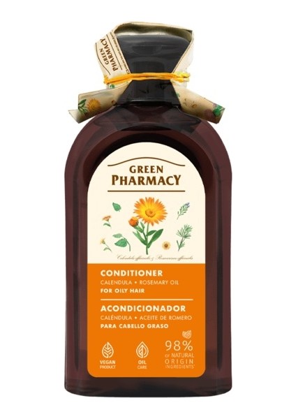 Bitkisel Vegan Yağlı Saçlar İçin Sac Kremi 300 ml