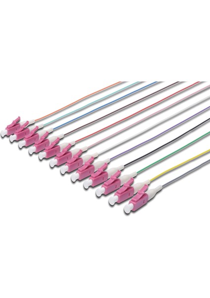 Lc/pc Fiber Pigtail, 50/125 Μ, Multimode, 0.9mm Simplex, 2 Metre, Class Om4, Lszh, Birim Fiyatıdır