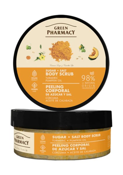 % 98 Bitkisel Vegan Rahatlatıc Vicut Peelingi Zerdeçal Balkabagı 200 ml