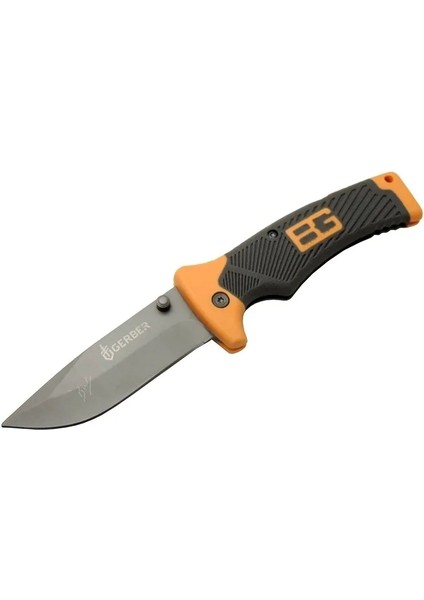Bear Grylls 113 Turuncu Kamp Çakı 21CM - Manuel, Kemerlikli