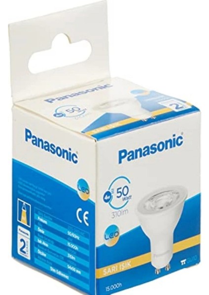 GU10 Duylu Sarı Renk LED Ampul 10 Adet Fiyatıdır