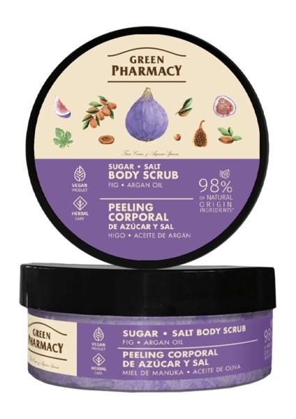 %98 Bitkisel Vegan Rahatlatır Vicut Peelingi Incir Argan Yag 200 ml