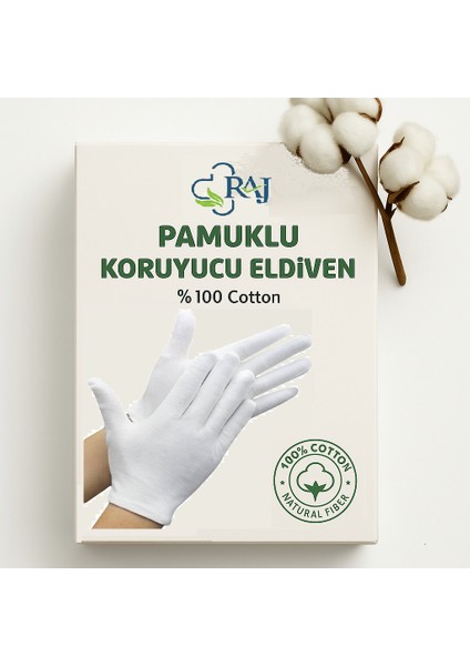 Pamuklu Koruyucu Eldiveni -Egzam Eldiveni