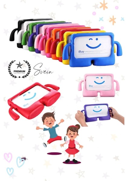 Dayanıklı Apple Ipad 7. 8. 9. Nesil 10.2 Inç Uyumlu Çocuk Için Ayaklı Tablet Kılıfı Koruyucu Silikon fiyatları