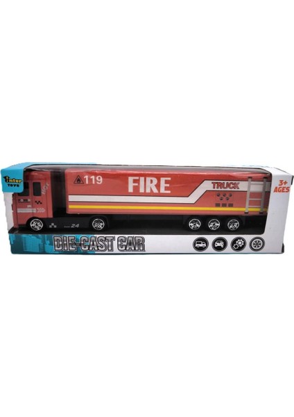 Oyuncak Diecast Tır Kırmızı