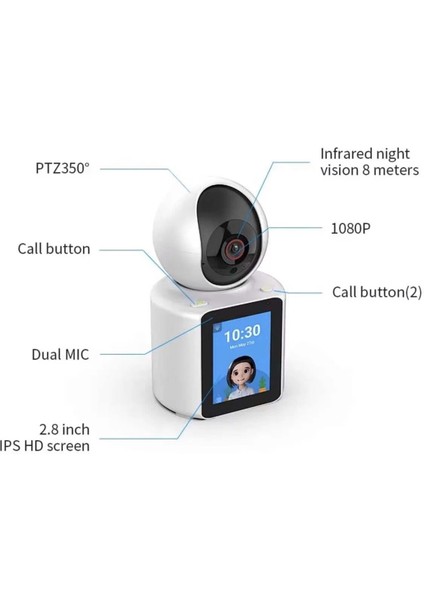 Wifi Smart Camera, Çift Yönlü Kamera, Wifi Kamera