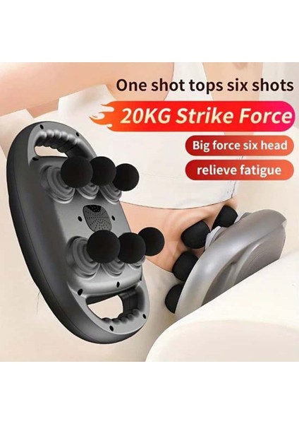 Six Headed Massage Gun Bel Masaj Aleti, Bel Masajı, Masaj Aleti indirimleri
