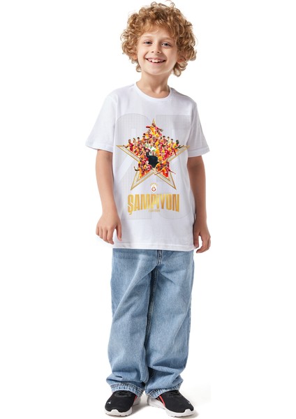 Galatasaray Şampiyonluk Kolaj Çocuk T-Shirt C251353 fiyatları