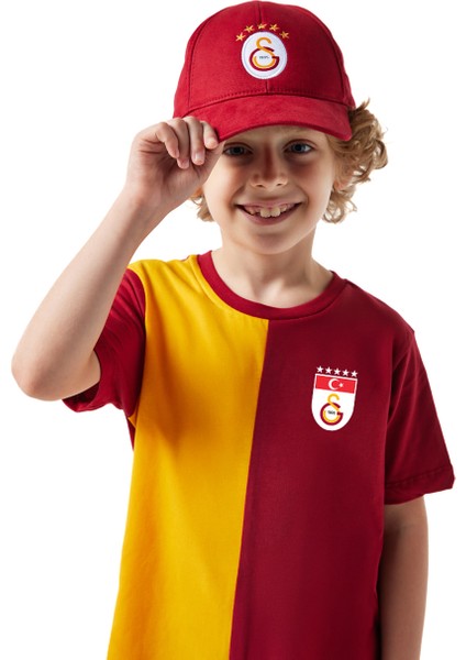 Galatasaray Parçalı 5 Yıldızlı Çocuk T-Shirt C251440