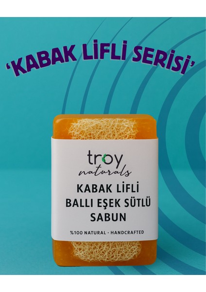 Kabak Lifli Ballı Eşek Sütlü Sabun 130 gr