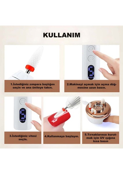 Tırnak Törpüleme Seti,manikür Pedikür,şık Manikür Pedikür Seti