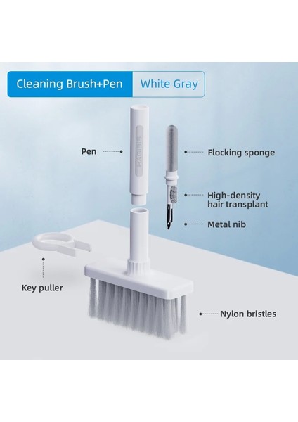 Klavye ve Kulaklık Temizleyici Kit 5 In 1