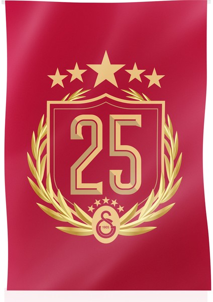 Galatasaray 25 Şampiyonluk Cephe Bayrak 300X450CM U251359 fiyatları