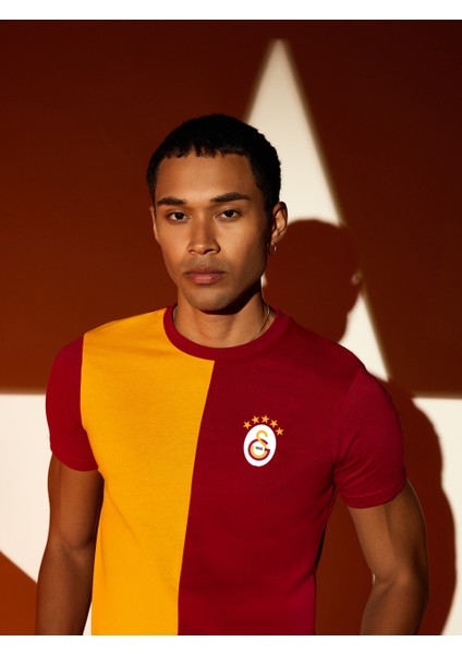 Galatasaray Parçalı 5 Yıldız T-Shirt E251354
