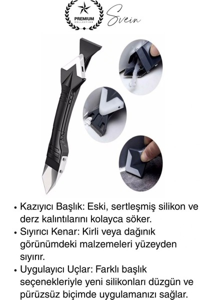 3'ü 1 Arada Fayans Derz Dolgu Silikon Kazıyıcı Sıyırıcı Uygulayıcı Aparat Mutfak Banyo Kapı Pencere fiyatları