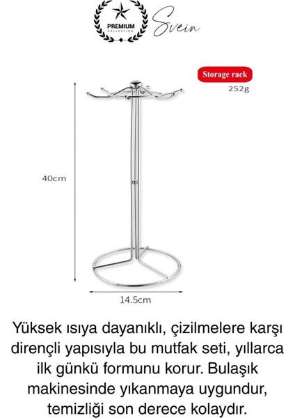 5'li Paslanmaz Çelik Mutfak Seti Servis Kepçe Kevgir Spatula Kaşık Takımı Metal Hijyen Çeyiz Pratik indirimleri