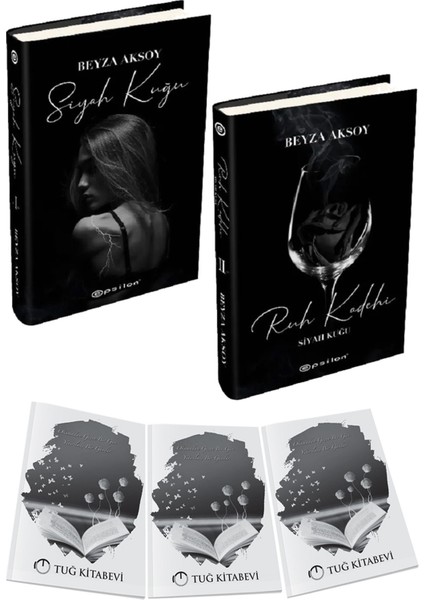 Siyah Kuğu Ruh Kadehi Ciltli Beyza Aksoy 2 Kitap + Hediyeli