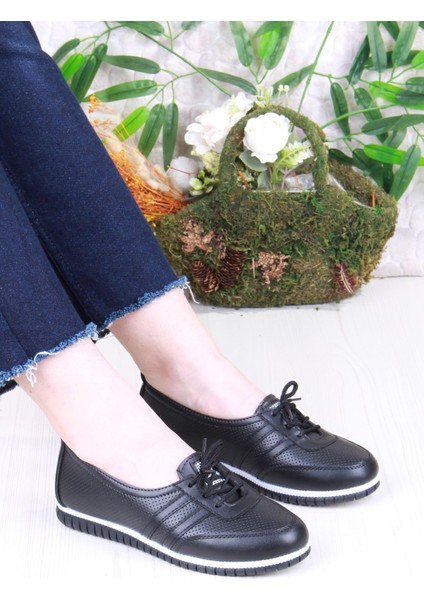 2034 Günlük Rahat Kaymaz Taban Kadın Babet Ayakkabı