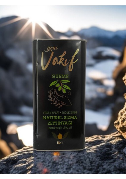 5lt. Gurme Natural Sızma Soğuk Sıkım 0.3 Asit Zeytinyağı