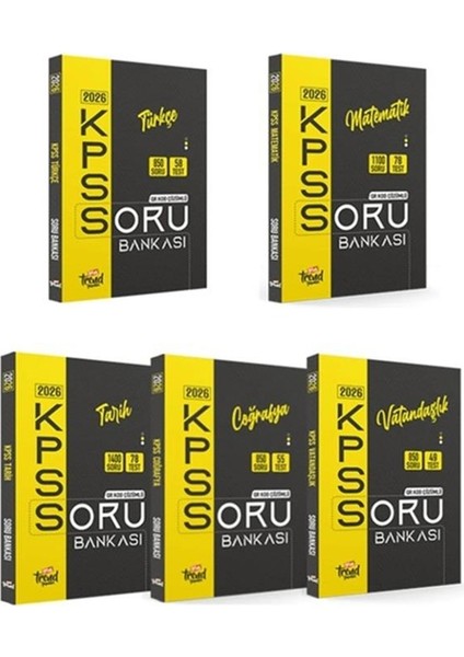2026 Kpss Lisans: Gygk Soru Bankası 5 Li Set (Genel Yetenek-Genel Kültür) fiyatları