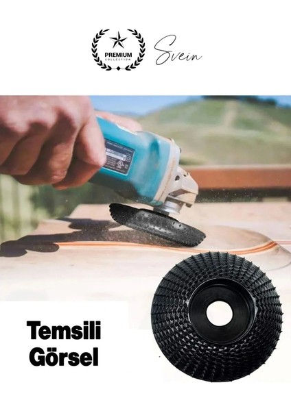 Titanyum 115 mm Törpüleme Oyma Eğe Diski Ahşap Taşlama Makine Uyumlu Kesici Oyuk Açma Testeresi