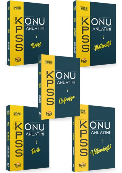 2026 Kpss Ortaöğretim (Lise) & Önlisans: Konu Anlatım 5 Li Set