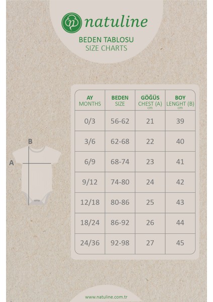 Bebek Body Organik Pamuk Kısa Kol Basic Nature Zıbın 2'li Paket modelleri