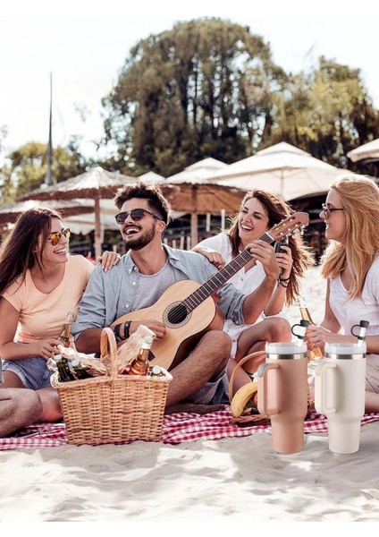 Quencher ve Yeni Nesil Pipetli Termos Uyumlu 3 Parça Sızdırmaz Koruyucu Aksesuar Silikon Set