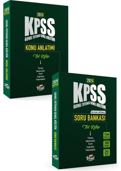 2026 Kpss Lisans: Tek Konu, Tek Soru Ikili Set (Türkçe-Matematik-Tarih-Coğrafya-Vatandaşlık)