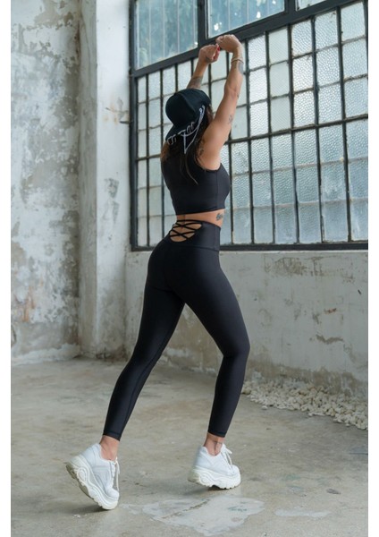 Dar Kesim Spor Tayt Toparlayıcı Dekolte Tasarım Ekstra Yüksek Bel indirimleri