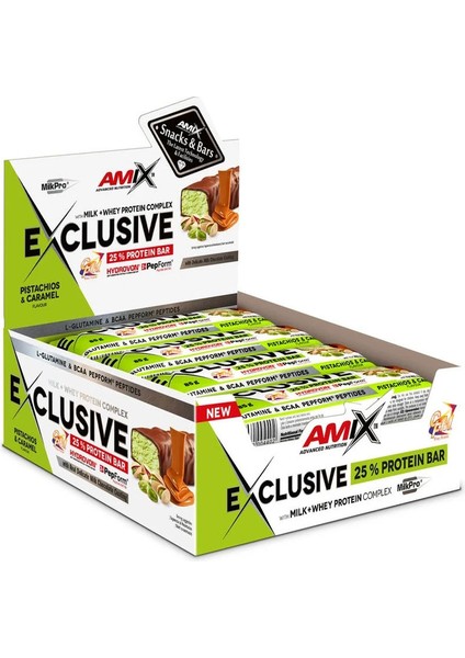 Amıx Exclusive Protein Bar 12x85 gr modelleri